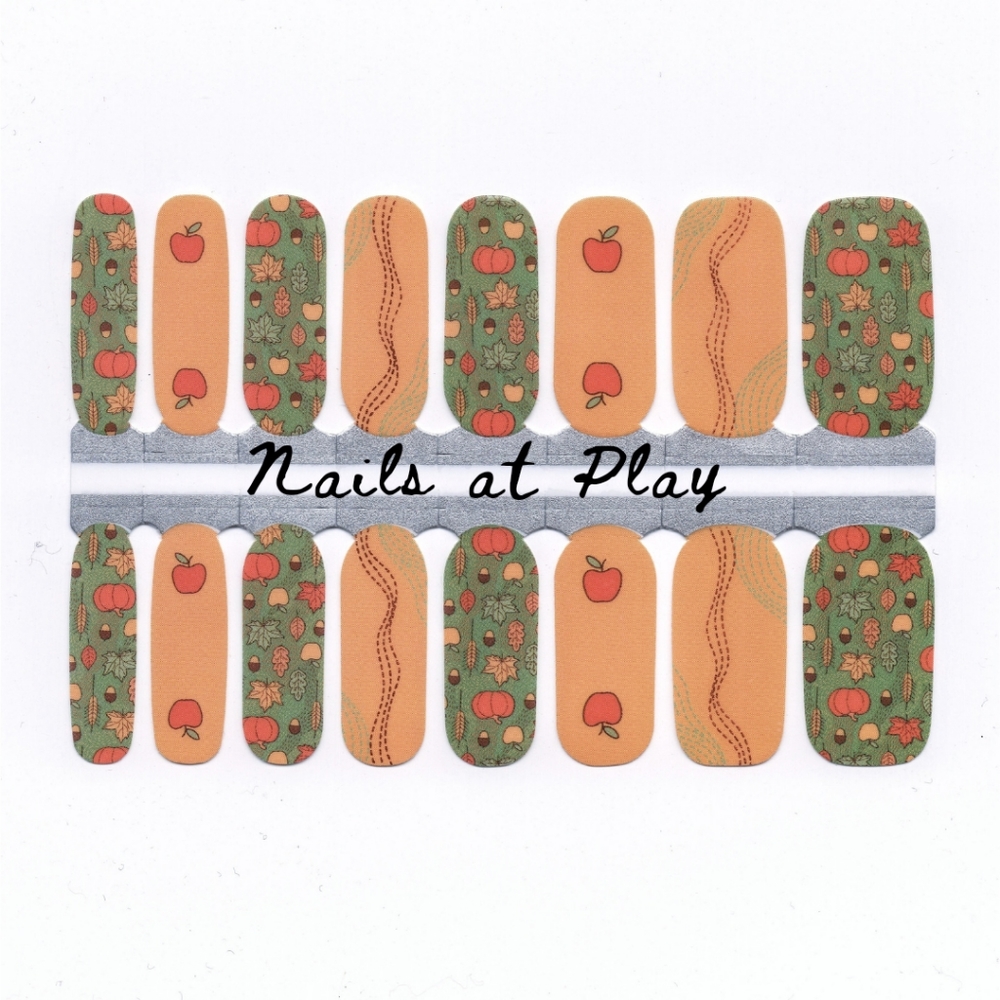 5 for $15 Nail Wraps- Pumpkin Spice